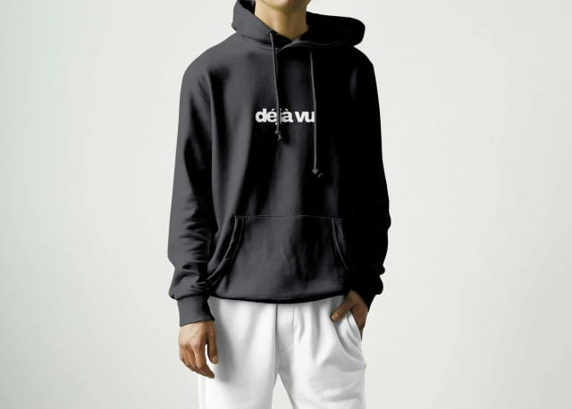 Déjà Vu Print Hoodie