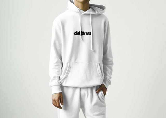 Déjà Vu Print Hoodie